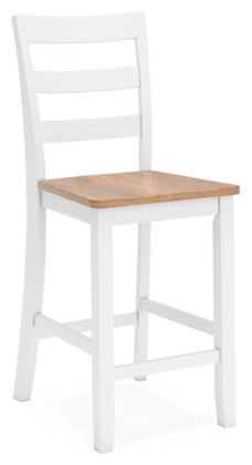 Gesthaven Counter Dining Set - Natural/White/5 - Piece - Gallery Image 7